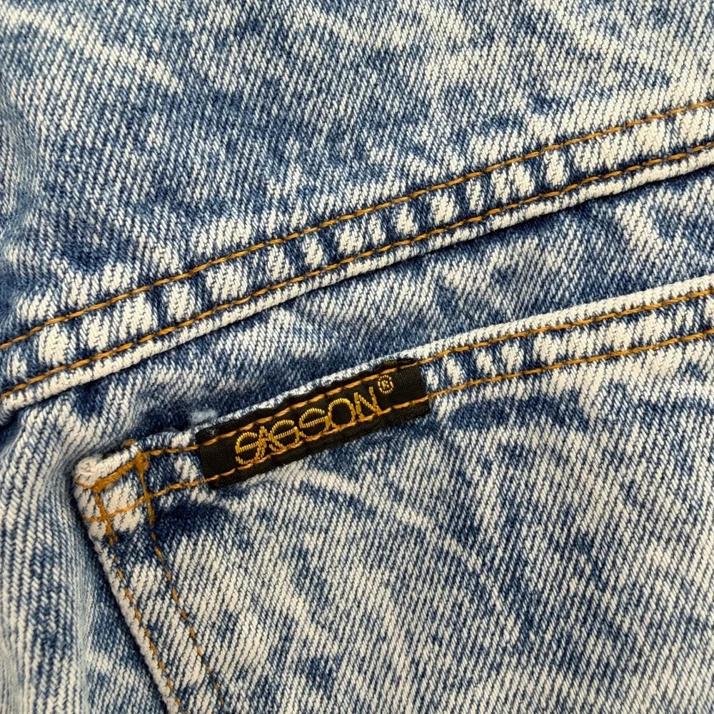 Vintage 90's Sasson High Rise Mom Jeans Acid Wash Size 24 See Measurements‎